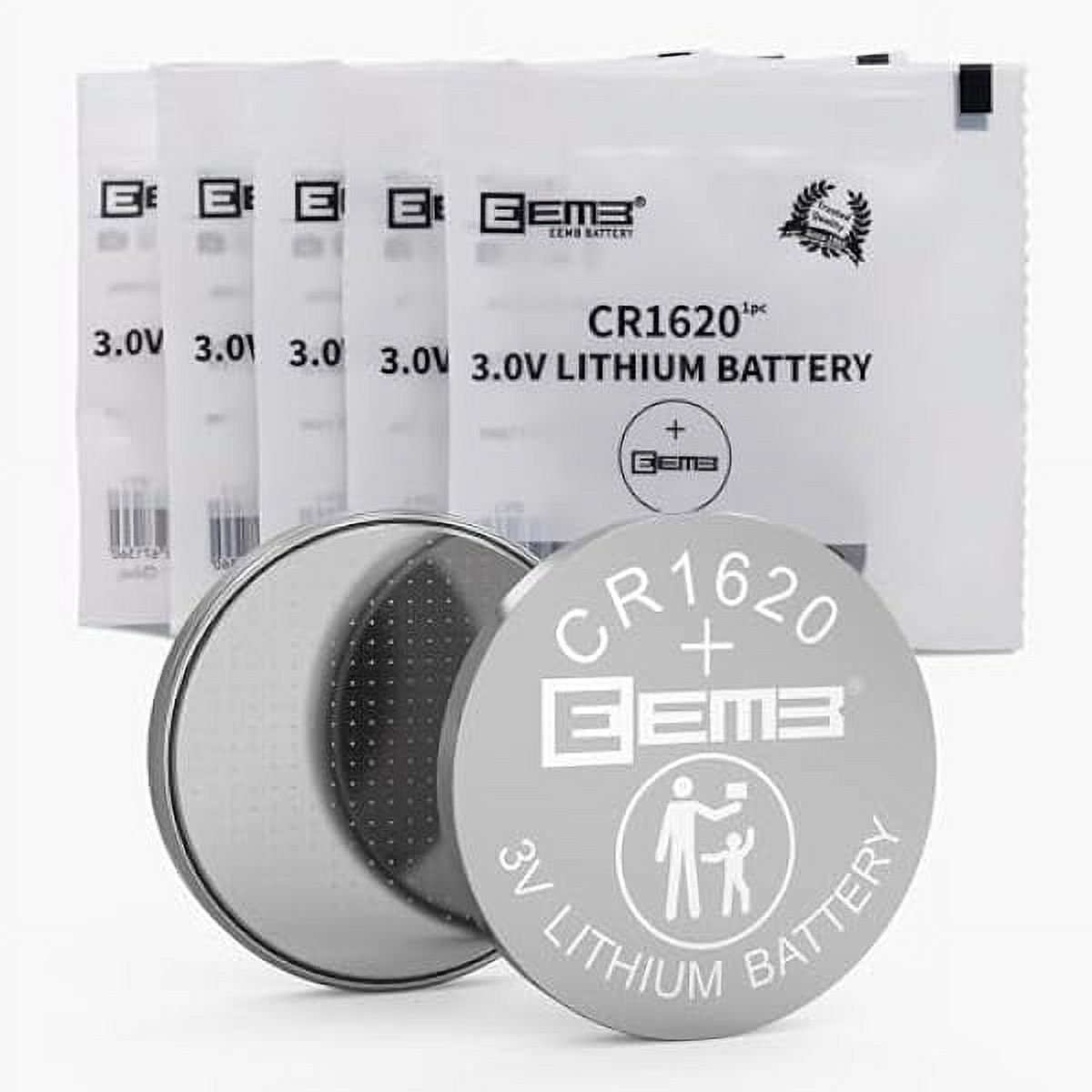 40-Pack Murata (Sony) CR1620 3V Lithium Coin Cell Batteries