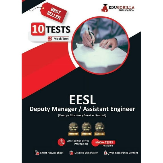 EESL Deputy Manager/Assistant Manager Recruitment Exam 2023 - 10 Full Length Mock Tests (1200 Solved Objective Questions, (Paperback)