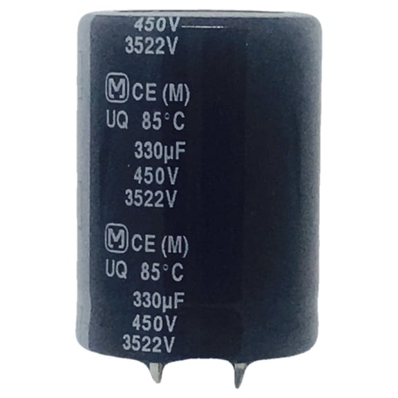 EET-UQ2W331DA Capacitor Alum 330UF 20% 450V Snap