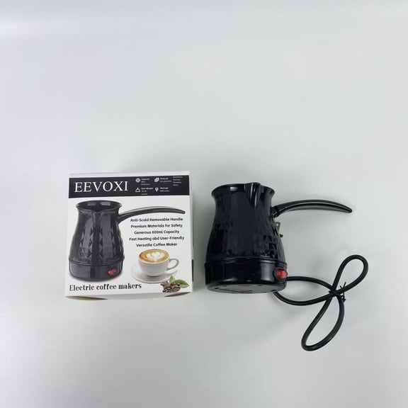 EEVOXI Electric coffee makers,Coffee Maker, 600 ML Plastic and Stainless Steel Kettle Coffee Maker Anti Scald Even Heating Electric Coffee Pot for Home Heat Water Tea