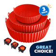 thumbnail image 1 of EEXI 84” Air Fryer Silicone Pot Heat Resistant Non-Stick Food-Grade, 1 of 9