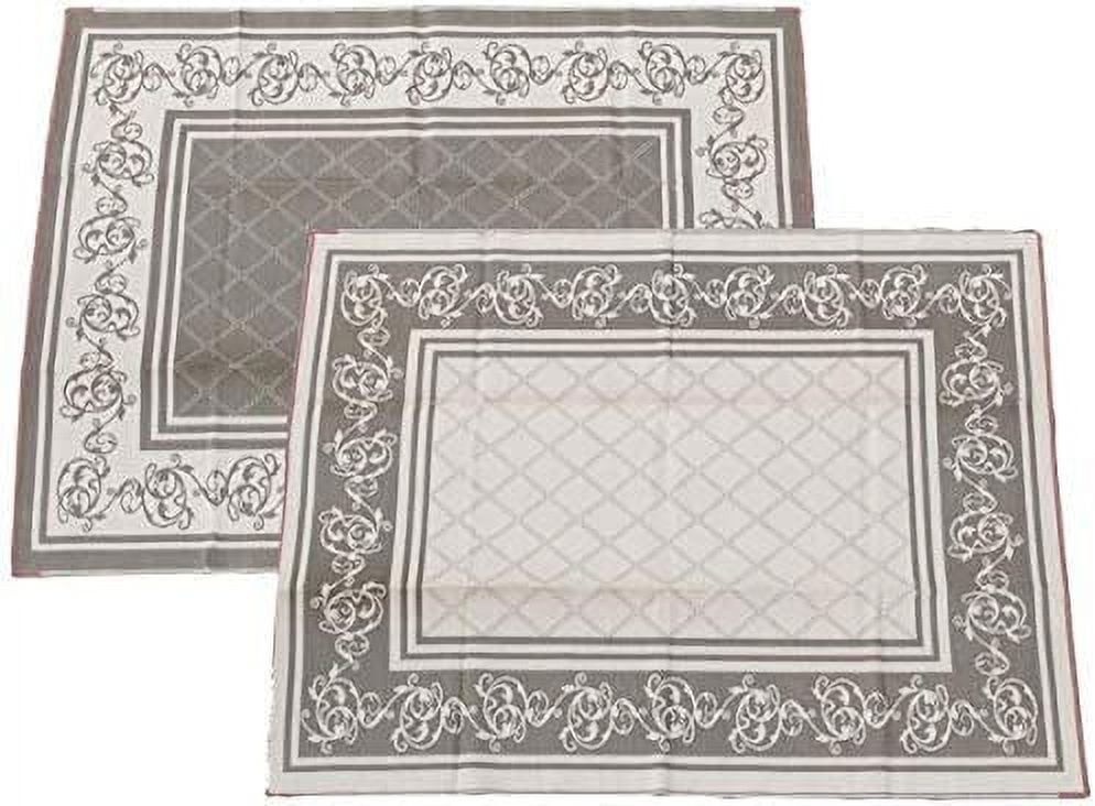 EEZ RV Products 9x6ft Heavy Duty Reversible/Durable Outdoor Patio/RVing