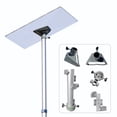 thumbnail image 1 of EEZ RV Products Starlink Ladder Telescopic Pole 10FT with Starlink (GEN 3 / V3) Pipe Adapter and RV Ladder Mounting Bracket Kit - Fits 1.0 inch Ladder Rails, 1 of 7