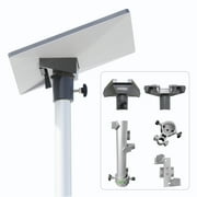 EEZ RV Products Starlink Mini Adapter with 10FT Telescopic Pole and RV Ladder Mounting Bracket Kit - Fits 1.0 inch Ladder Rails
