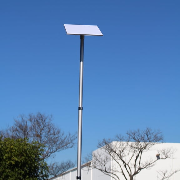 EEZ RV-Retractable Aluminum Pole (16 Gauge)-10ft with Starlink GEN4/V4/GEN3/V3 Adapter, Ladder Mount are Sold Separately