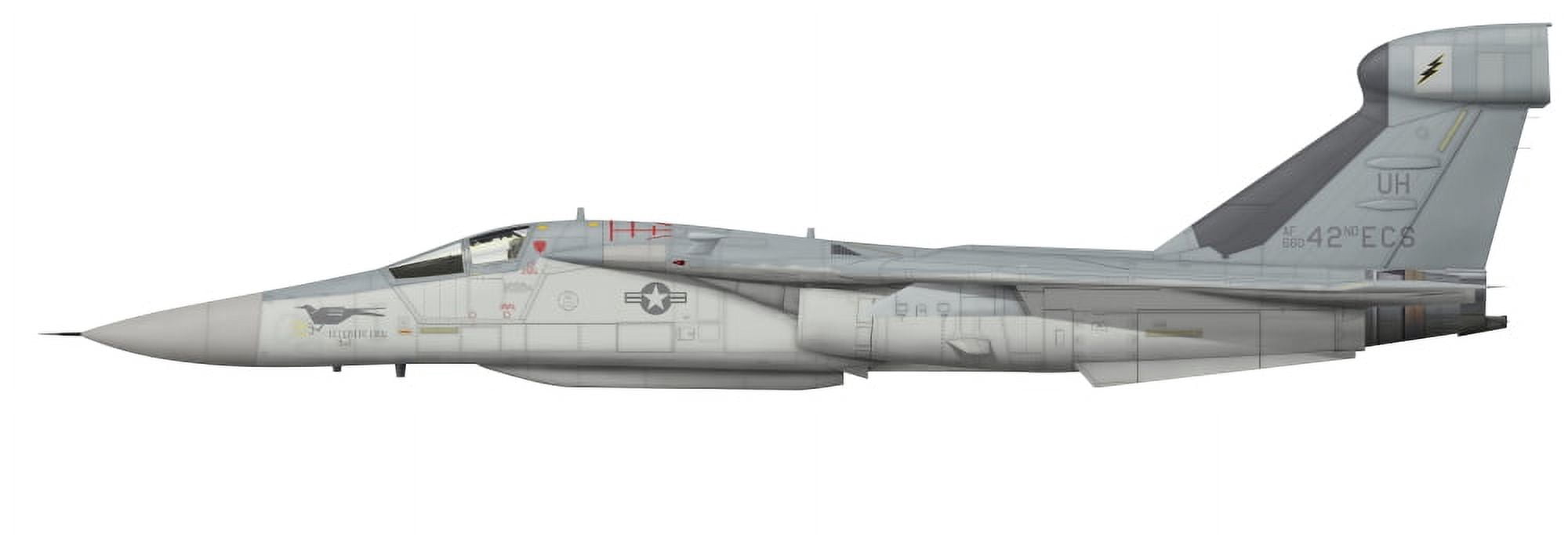 EF-111A Raven electronic warfare aircraft Canvas Art - InkwormStocktrek Images (49 x 17)