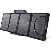 EF EcoFlow 110W Portable Solar Panel for Power Station, Foldable Solar Charger with Adjustable Kickstand, Waterproof IP67 for Outdoor Camping,RV,off Grid System