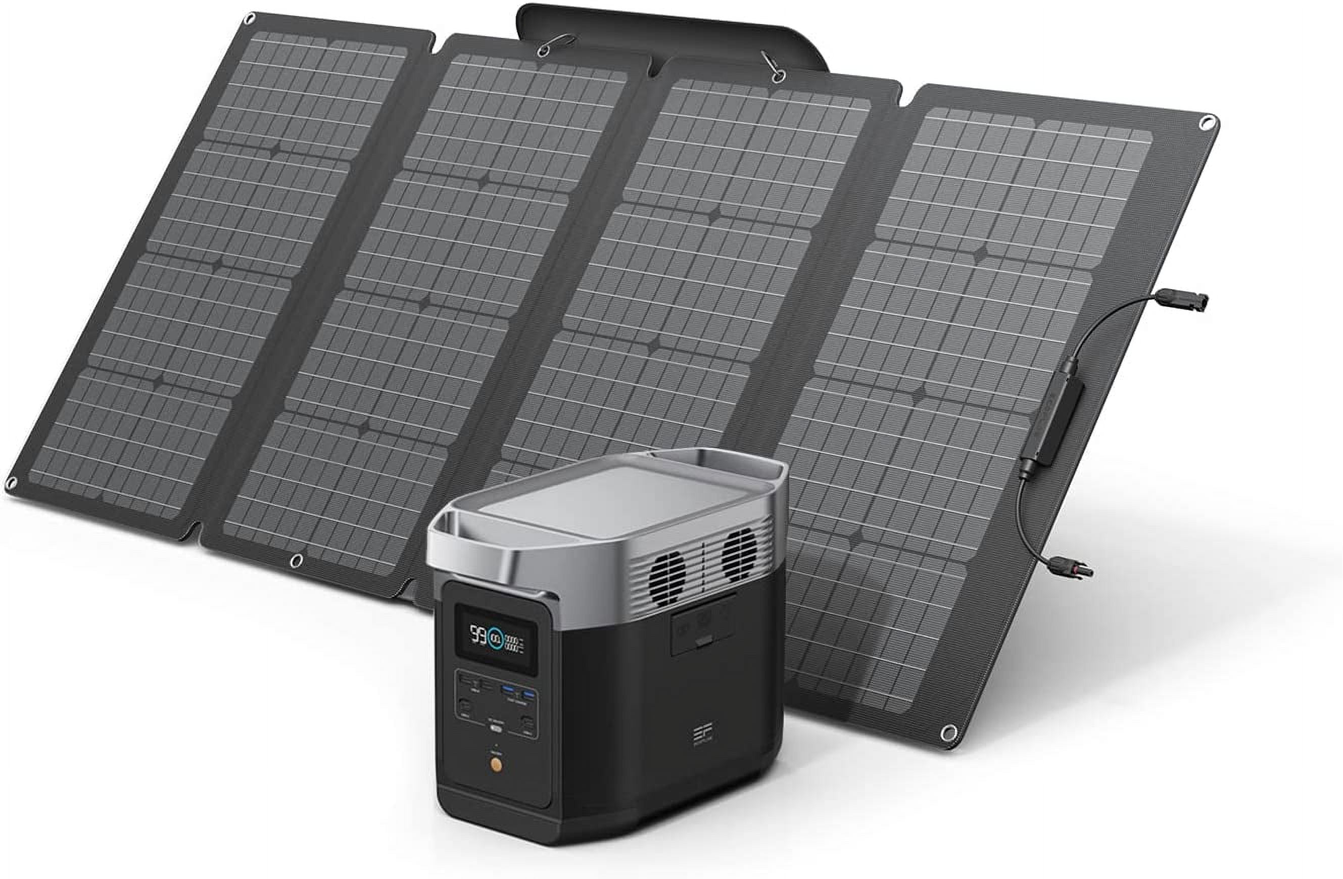 EcoFlow DELTA 1300 - 1260Wh Portable Power Station with Solar
