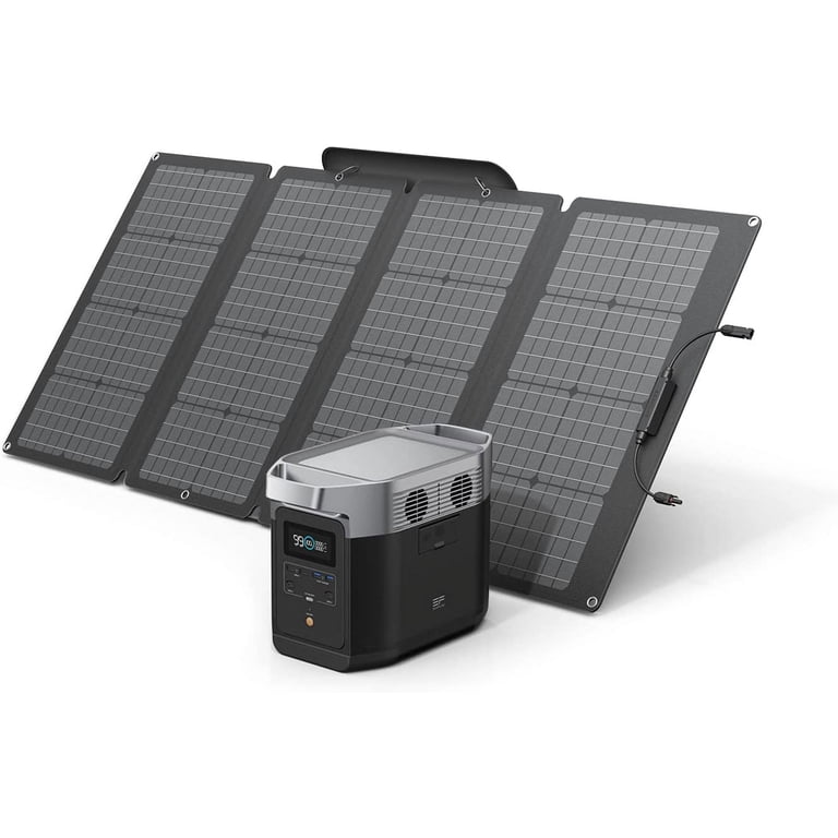 EcoFlow DELTA 1300 - 1260Wh Portable Power Station with Solar Generator for  Home, Camping, Emergency - Walmart.com