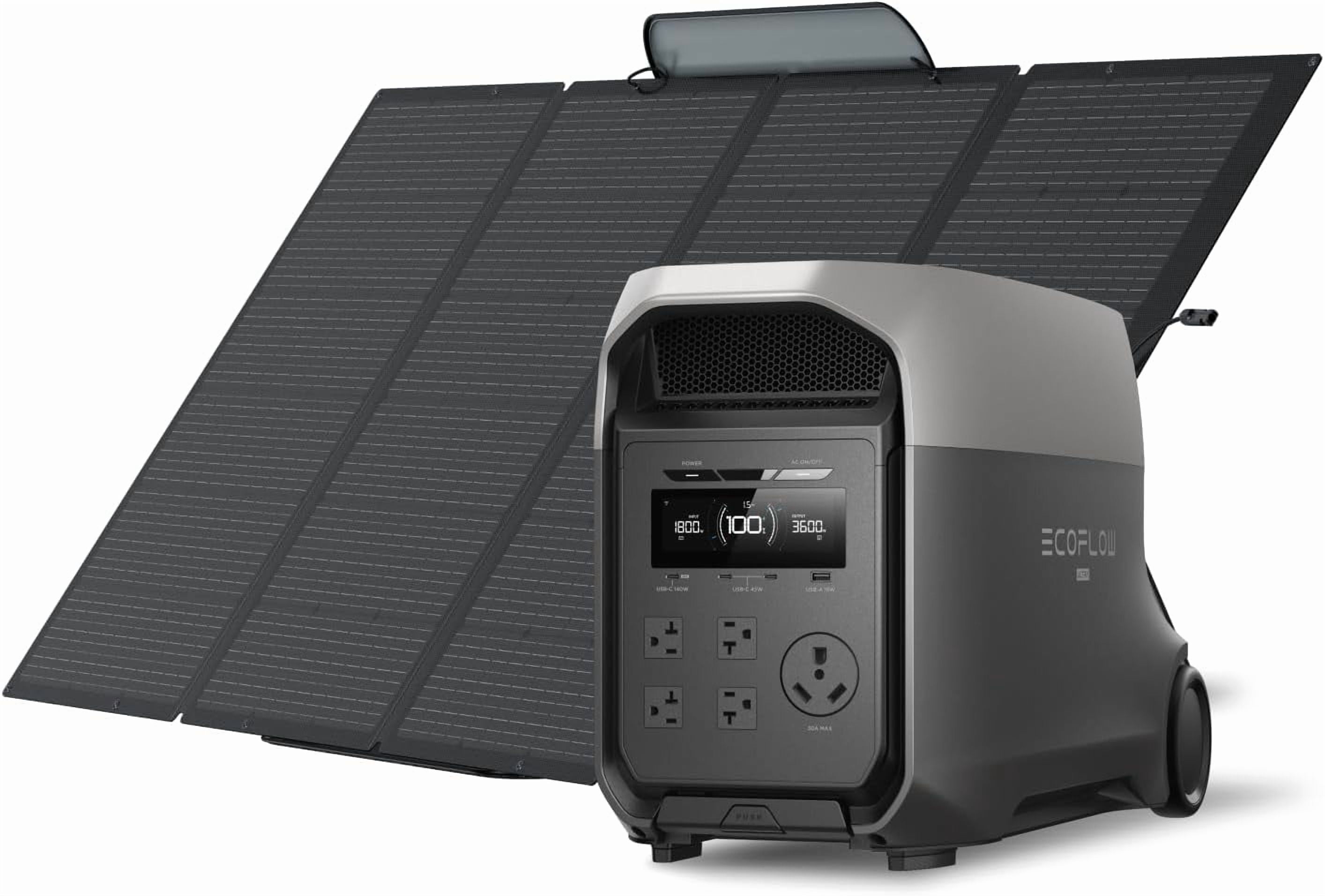 EF EcoFlow DELTA 3 Ultra Portable Power Station with 3600W Surge