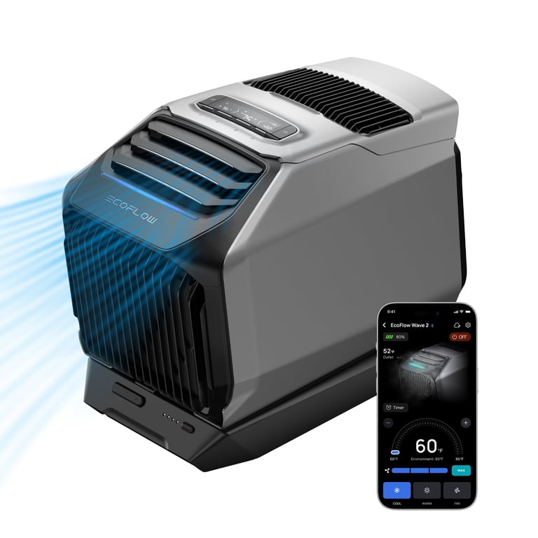 EcoFlow 5100 BTU Portable Air Conditioner & Heater for Outdoor, RV,  Camping, Home Use, Compact & Lightweight - Walmart.com