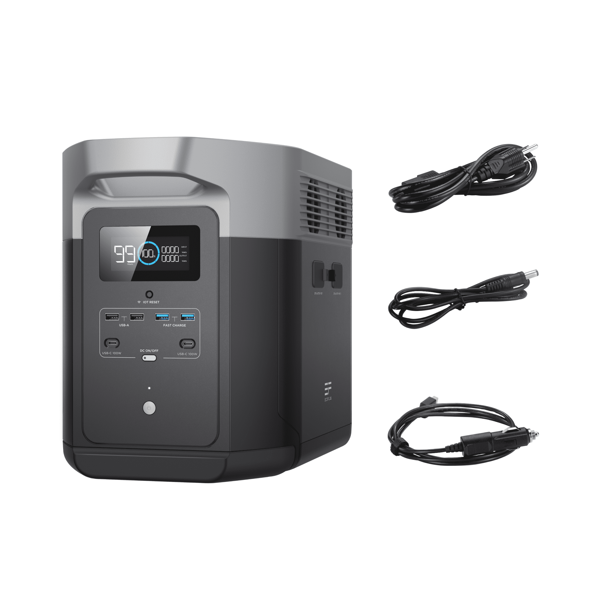 EcoFlow DELTA 2 Max Solar Generator, 2048Wh Battery, Full EcoFlow DELTA 2 Max Solar Generator, 2048Wh Battery, Full