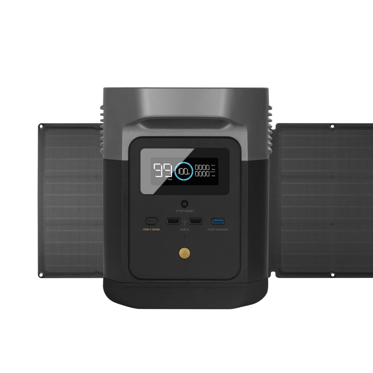 EcoFlow DELTA Mini Power Station, 882Wh, 160W Solar Panel, 1400W