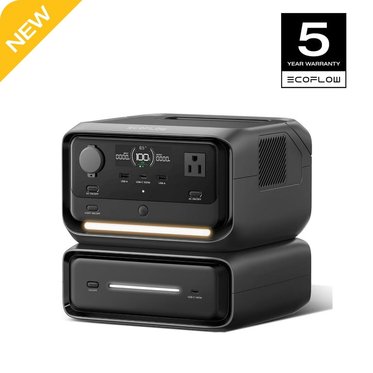 その他 EcoFlow  3 Plus EB300 EF-RV-E01-1 EF EcoFlow Portable Power Station River 3 Plus 270 with EB300