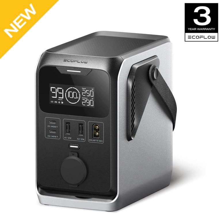 EcoFlow ポータブル電源  288Wh/80,000mAh EcoFlow RIVER - 288Wh Portable Power Station