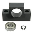 EF12 Ball Screw Support with Bearing High Carbon Steel Ballscrew Mount