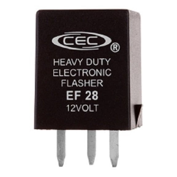 EF28 Electronic Turn Signal Flasher Relay 3 Prong