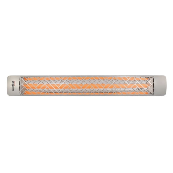 Eurofase Heating - 3000 Watt Single Element 61 Inch Electric Patio Heater-277 Voltage-Stainless Steel Finish-Chevron Decorative Fascia