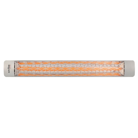 Eurofase Heating - 3000 Watt Single Element 61 Inch Electric Patio Heater-480 Voltage-Stainless Steel Finish-Stella Decorative Fascia