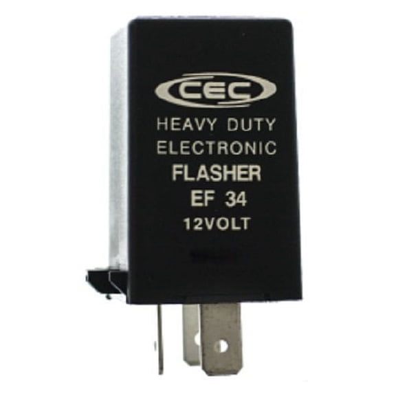 EF34 Electronic Turn Signal Flasher Relay 3 Prong