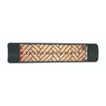 thumbnail image 1 of Eurofase Heating - 4000 Watt Electric Infrared Dual Element Heater-240 Voltage-Black Finish-Chevron Decorative Fascia, 1 of 9