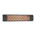 thumbnail image 1 of Eurofase Heating - 4000 Watt Electric Infrared Dual Element Heater-240 Voltage-Black Finish-Brix Decorative Fascia, 1 of 9