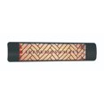 thumbnail image 1 of Eurofase Heating - 4000 Watt Electric Infrared Dual Element Heater-277 Voltage-Black Finish-Chevron Decorative Fascia, 1 of 8