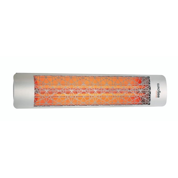 Eurofase Heating - 4000 Watt Electric Infrared Dual Element Heater-480 Voltage-Stainless Steel Finish-Astra Decorative Fascia