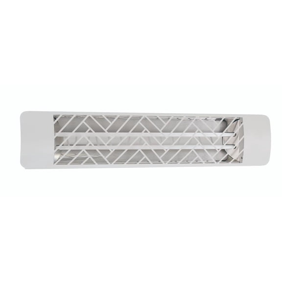 Eurofase Heating - 5000 Watt Electric Infrared Dual Element Heater-208 Voltage-Stainless Steel Finish-Clover Decorative Fascia