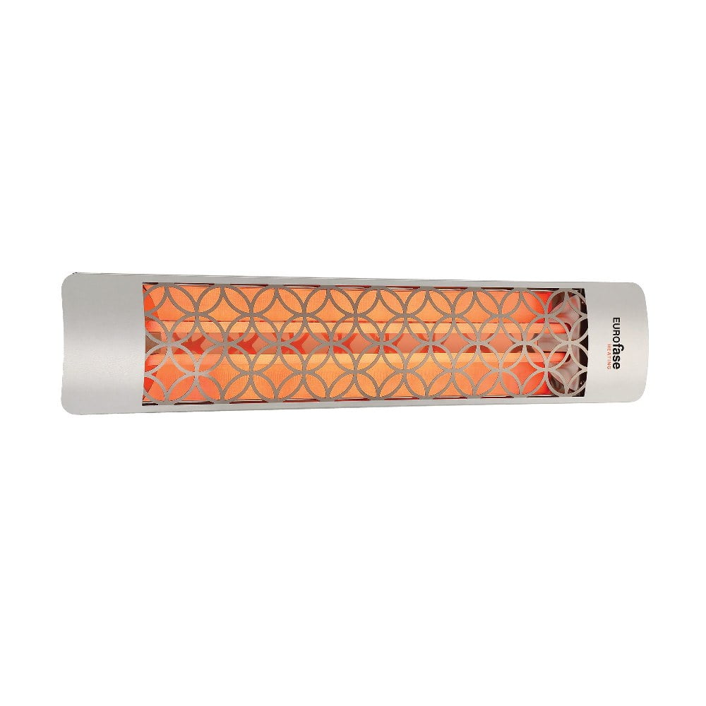5000 Watt Stainless Steel Electric Infrared Heater with Clover Decor