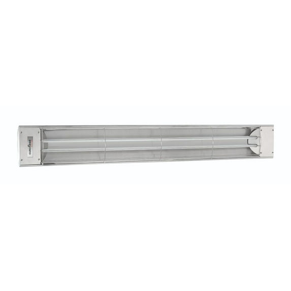 Eurofase Heating - 6000 Watt Electric Infrared Dual Element Heater-208 Voltage-Stainless Steel Finish-No Fascia Decorative Fascia