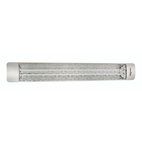 Eurofase Heating - 6000 Watt Electric Infrared Dual Element Heater-277 Voltage-Stainless Steel Finish-Astra Decorative Fascia