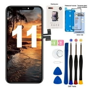LRSE For iPhone 11 Screen Replacement LCD 6.1 inch, 3D Touch Screen Digitizer with Full Set of Repair Tools, Waterproof Adhesive Tempered Glass