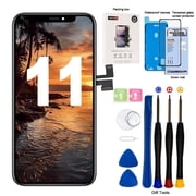 LRSE For iPhone 11 Screen Replacement LCD 6.1 inch, 3D Touch Screen Digitizer with Full Set of Repair Tools, Waterproof Adhesive Tempered Glass