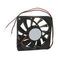 thumbnail image 1 of EFB0812HHB-F00  Fan Tubeaxial 12VDC Square - 80mm L x 80mm H Ball 48.8 CFM (1.37m?/min) 3 Wire Leads, 1 of 1