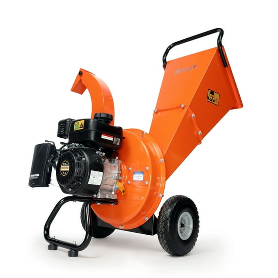 EFCUT C30 Wood Chipper Shredder Mulcher 20:1 Reduction Ratio 7HP Gas Powered Heavy Duty 3" inch Max Capacity 114 lbs New