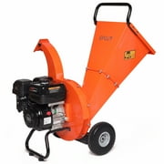 EFCUT C40 Wood Chipper 4 inch Max Diameter Capacity 9 HP 274cc Gas Powered Engine Heavy Duty Shredder Mulcher