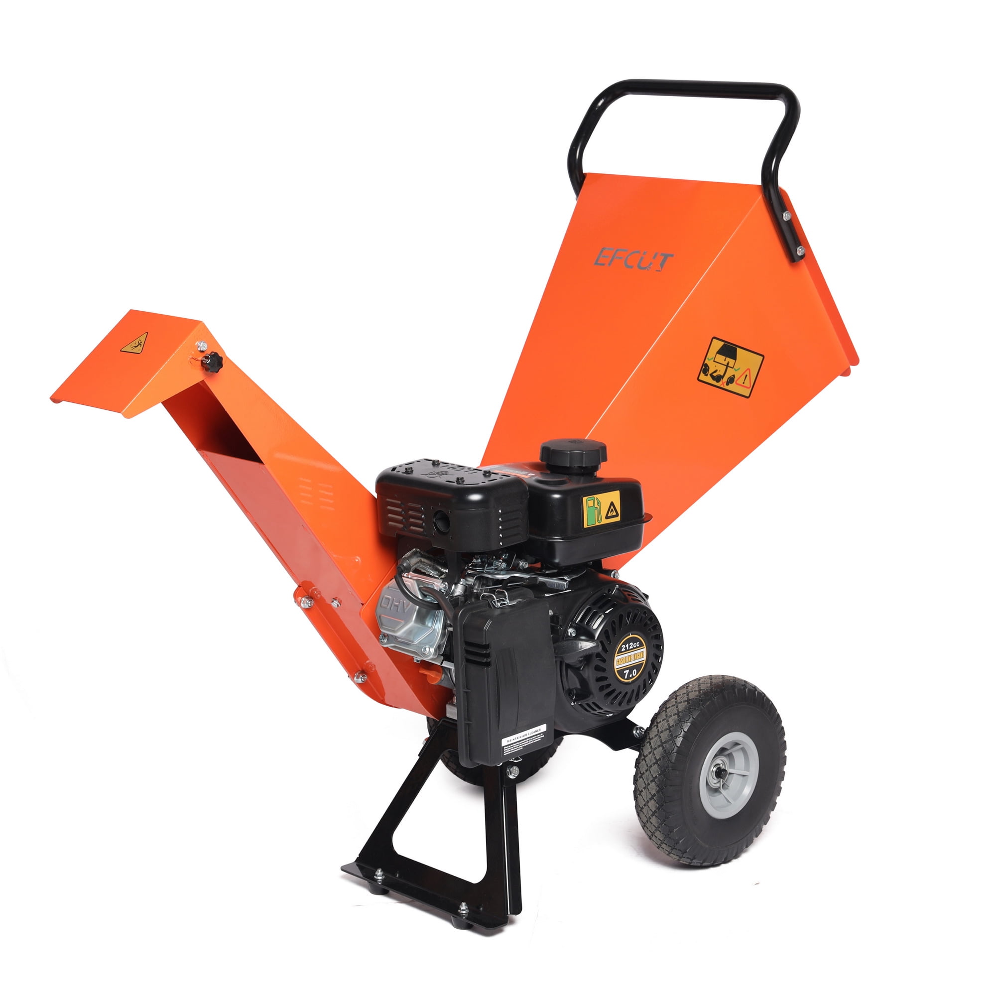 EFCUT R0 Wood Chipper Shredder Mulcher 7HP Gas Powered Heavy Duty