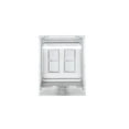 thumbnail image 1 of EFDOWPW-Eurofase Heating-Dual Duplex Switch Weatherproof Surface Mount and Gang Box - 20 Amp Per Pole-White Finish, 1 of 3