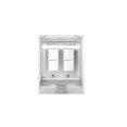 thumbnail image 1 of EFDOWPS-Eurofase Heating-Dual Duplex Switch Weatherproof Surface Mount and Gang Box - 20 Amp Per Pole-Stainless Steel Finish, 1 of 3