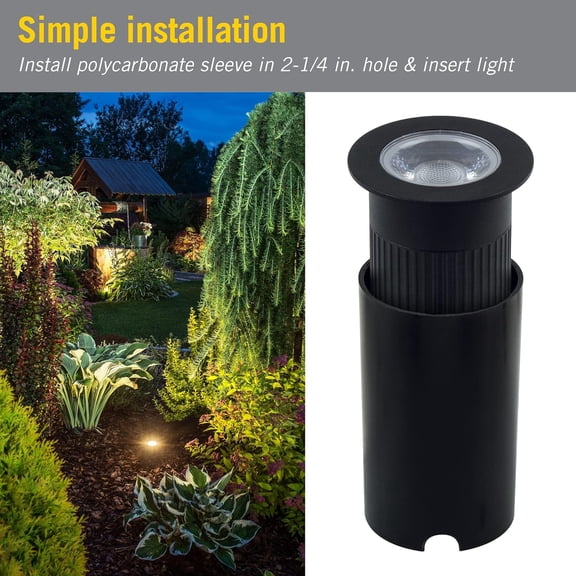 EFEMF-4.5 Inground Well LED Landscape Light - Soft White 3000K (401000)