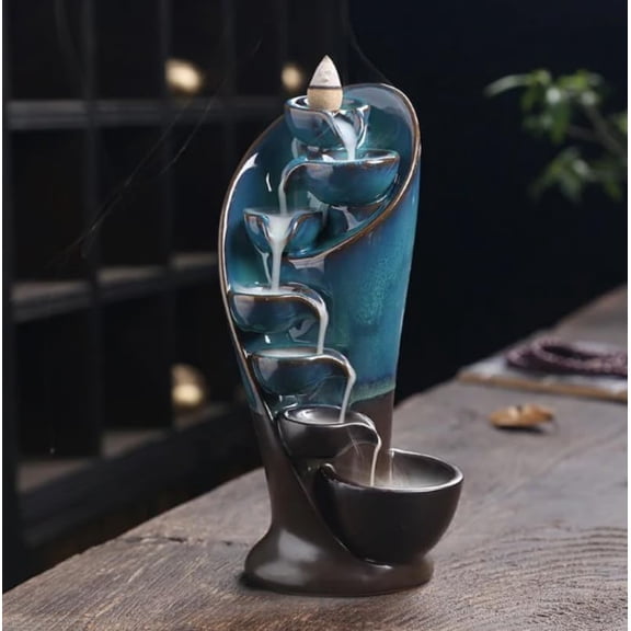 EFEMF-Bless-International Patchouli-100%-Natural-Incense-Backflow-Cones-for-Waterfall Handmade-Organic-Chemicals-Free for-Purification-Relaxation-Positivity-Meditation The-Best-scents-60-Count