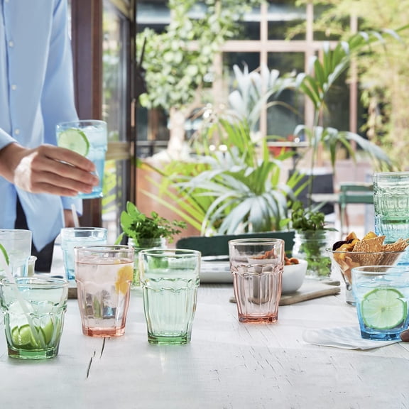 EFEMF-Bormioli Rock Bar Lounge Glass Set of 6 Orange