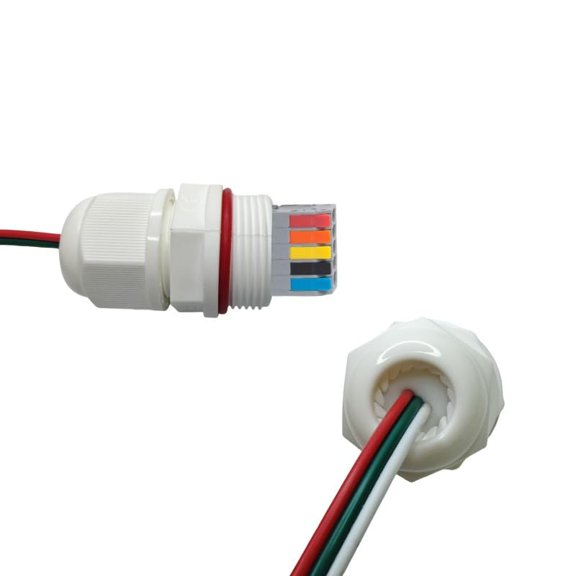 EFEMF-Box r, 24-14 AWG (0.03-1.5mm) IP68 Wire Connector for Outdoor Lighting, Extension Cord Splice, Landscape Lights,Splice kit, Electrical Box (2)