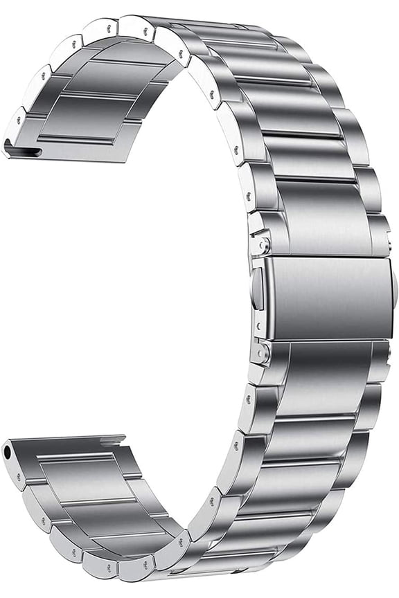 -Compatible for Wyze Watch 47mm Band, Quick Release Stainless Steel Metal Replacement Straps Compatible with Wyze Watch 47mm Smartwatch