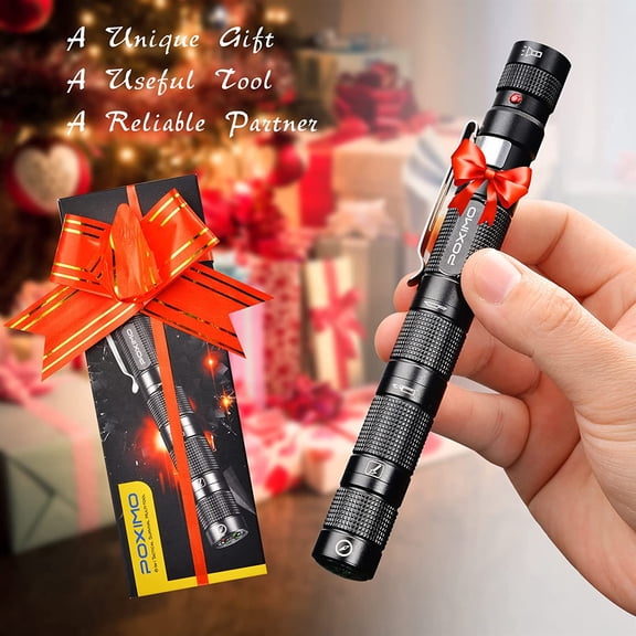 EFEMF-EDC Multitool 5-In-1 Tactical Survival Gear with Flashlight, Lighter(No Fuel), Glass Breaker, Cutter, Compass, Pocket Camping Multi-Tool Gadget, Cool Birthday Gift for Men Dad Husband