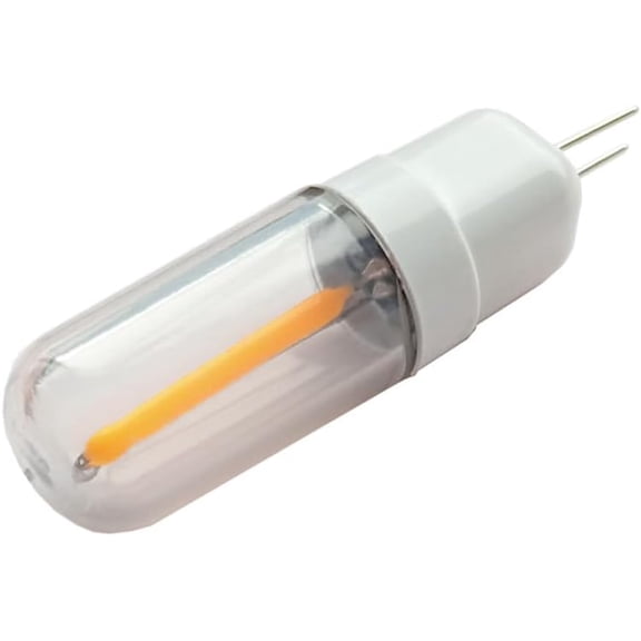 EFEMF-G4 LED Bulbs 1W Bi-Pin Base Light Bulbs AC/DC 12V Warm White 2700K Halogen Replacement for Landscape, RV, Under Cabinet, and Post Lighting,4 Pack