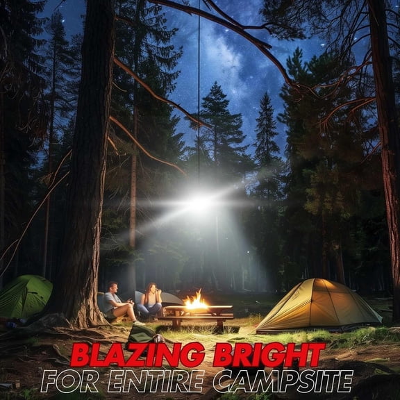 EFEMF-Gen 2 Pro 3000LM UFO Camping Lantern Rechargeable, Portable Tent Light, 200h Runtime, Waterproof for Camping, Canopy, Vendor, Emergency, Outage