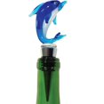 thumbnail image 1 of EFEMF-Glass Dolphin Wine Stopper - Decorative, Unique, Handmade, Eye-Catching Glass Wine Stoppers – Dolphin Wine Bottle Stopper, Wine Accessories, Dolphin Gift for Host/Hostess - Wine Corker/Sealer, 1 of 3