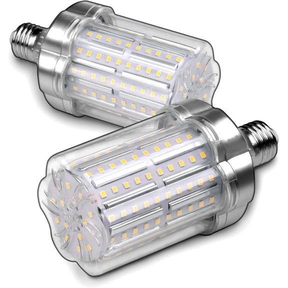 EFEMF-LED Garage Light Bulbs 36W,E26 Edison Screw Bulbs,6000K Daylight White,4000Lm,Pack of 2